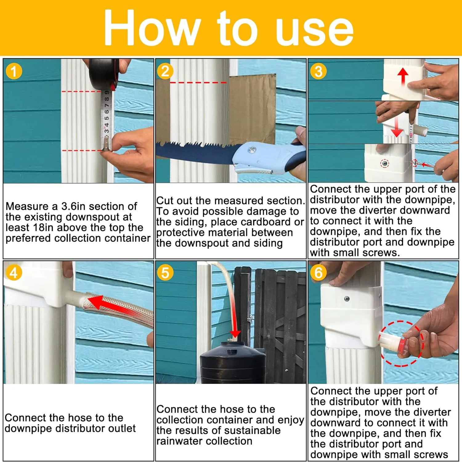 Rainwater Diverter Kit: Rainwater Diverter Connector System - Image 5