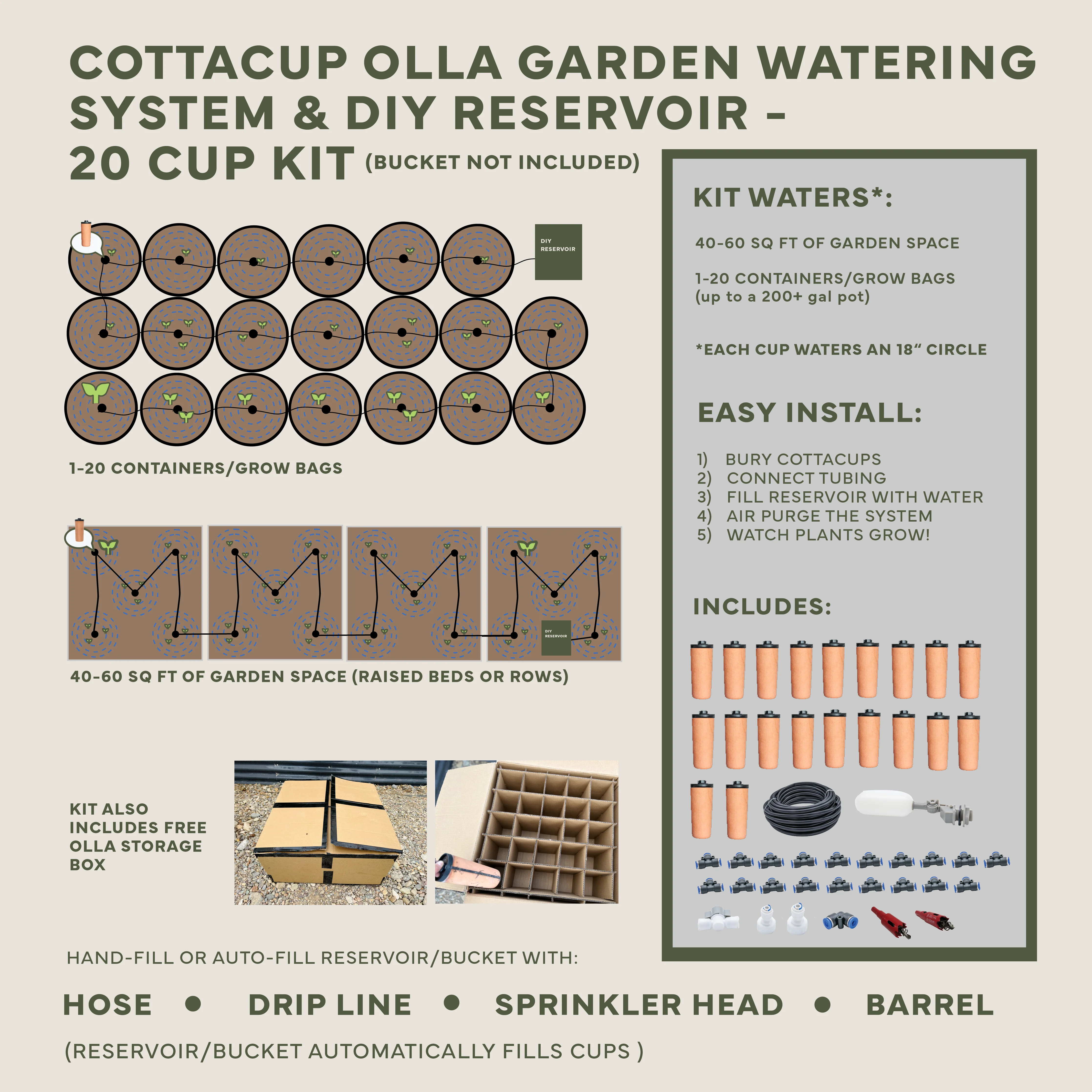 Thirsty Earth: CottaCup Automatic Olla Watering System For Your Garden – Happier plants. 2X the harvest. 61% less water. - Image 16
