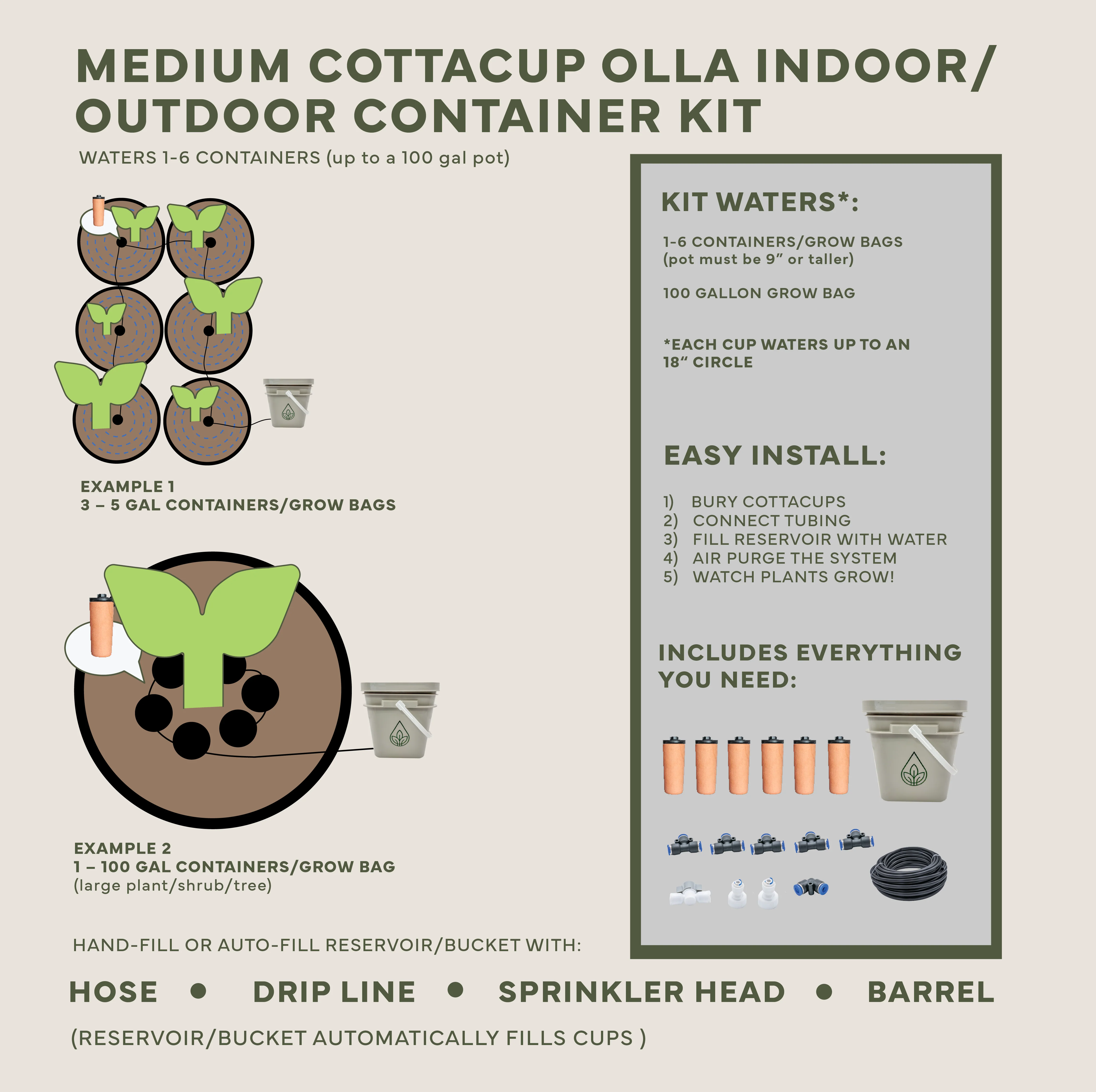 Thirsty Earth: Indoor/Outdoor CottaCup Watering System For Containers & Grow Bags - Image 11