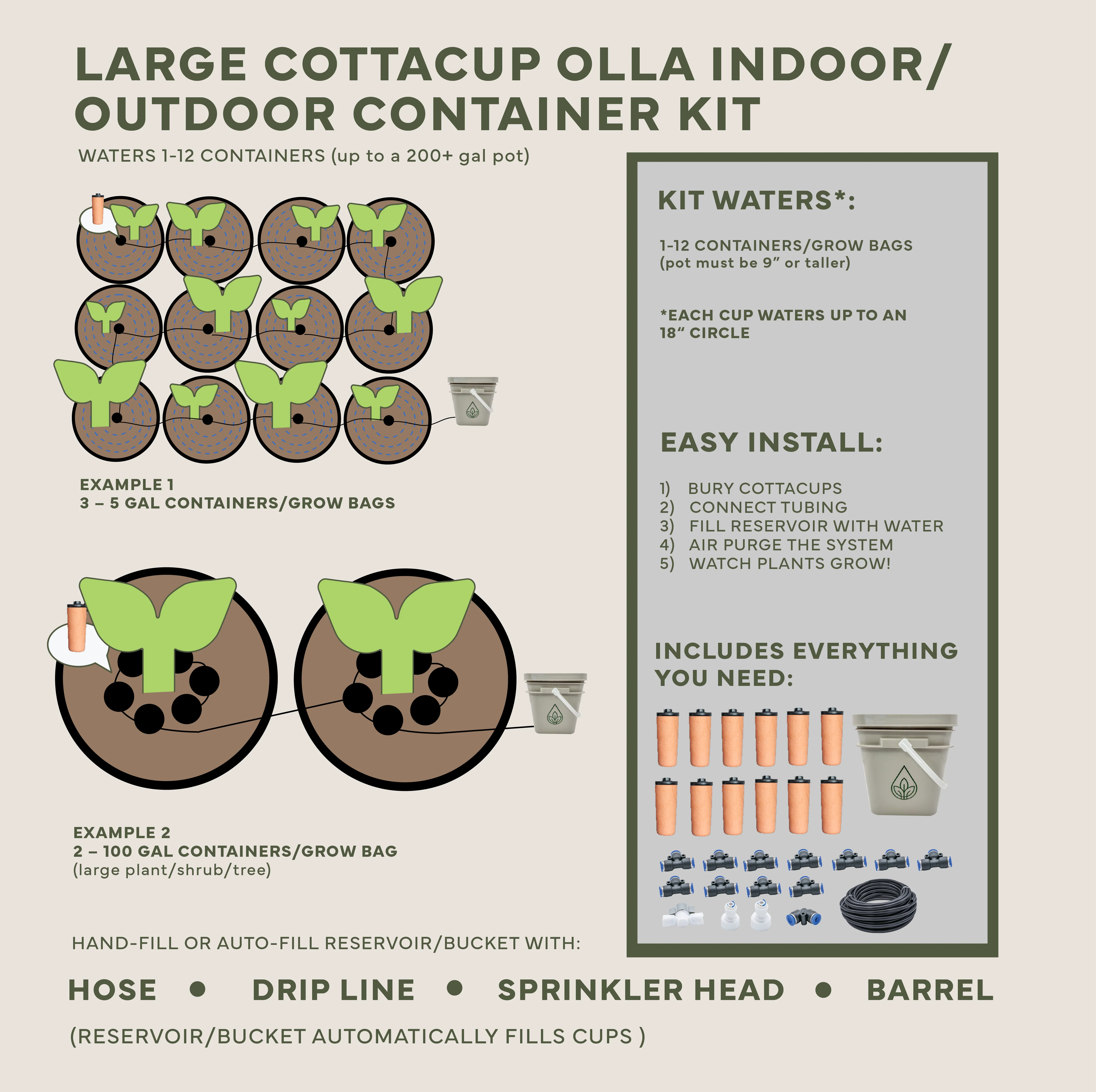 Thirsty Earth: Indoor/Outdoor CottaCup Watering System For Containers & Grow Bags - Image 12